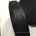 Black Hollow Twill Ribbon Custom Woven Nylon Webbing 2.5/2.8/3.2/3.8/5.5CM